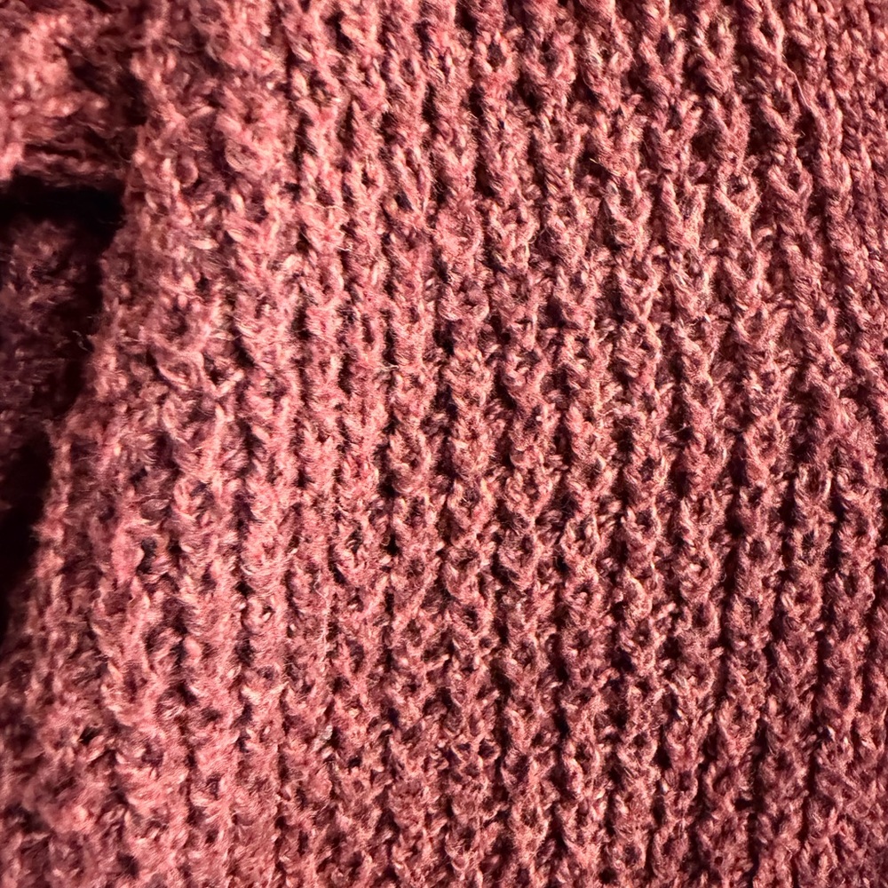 American Eagle Outfitters Rust Burnt Orange Cardigan Sweater - Picture 3 of 7
